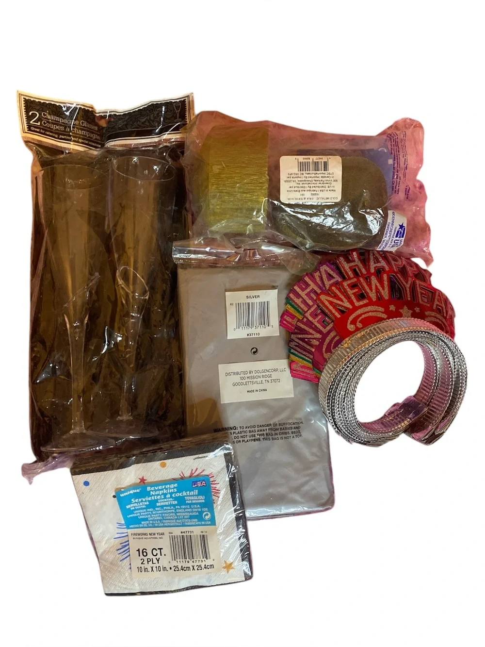 Happy New Year Party Supplies Kit